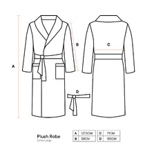 Ocean City Forest Plush Bath Robe